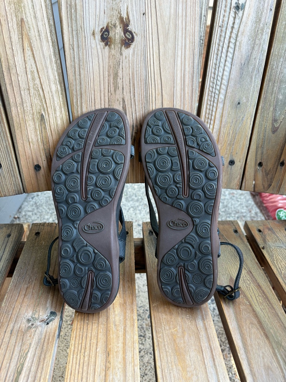 Chaco Sofia Black Leather Sandals Womens Size 8 - Picture 14 of 15